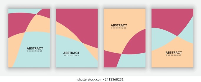 Vector abstract background design. modern abstract cover set, minimal background for cover, flyer, brochure and poster. modern abstract story and social media post design.