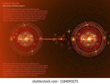 Vector abstract background, design, technology communication, concept, digital business. Template for presentation. Vector illustration