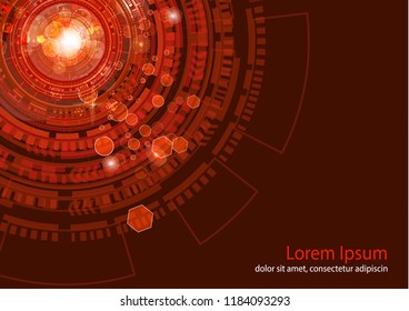 Vector abstract background, design, technology communication, concept, digital business. Template for presentation. Vector illustration