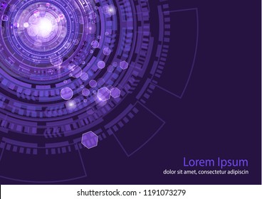 Vector abstract background, design, technology communication, concept, digital business. Template for presentation. Vector illustration