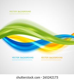 Vector abstract background design wavy.  Brochure design templates collection and waving