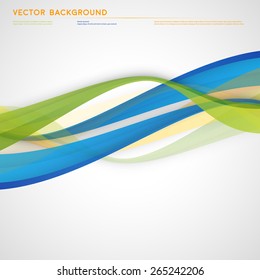 Vector abstract background design wavy.  Brochure design templates collection and waving