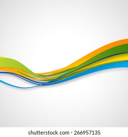 Vector abstract background design wavy.  Brochure design templates collection and waving