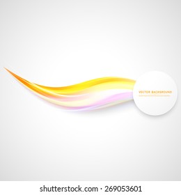 Vector abstract background design wavy.  Brochure design templates collection and circles
