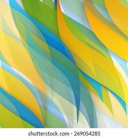 Vector abstract background design wavy.  Brochure design templates collection 