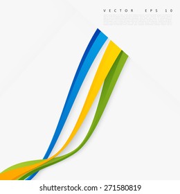 Vector abstract background design wavy.  Brochure design templates collection and waving