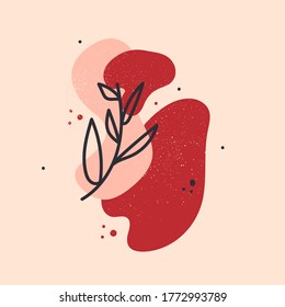 Vector abstract background designs with doodle elements.Trendy Line Art apparel print collection with stars, planets and abstract elements. Colored decoration poster graphic designs