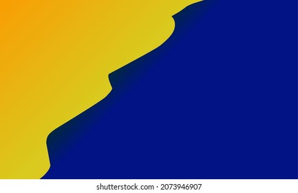 Vector abstract background design,yellow and blue background .Vector illustration.