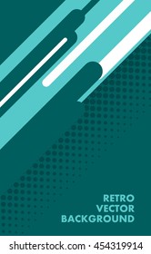 vector abstract background of diagonal stripes in a retro style