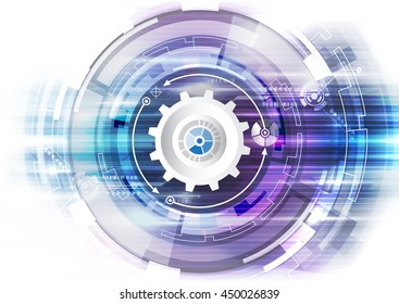 vector abstract background digital technology concept