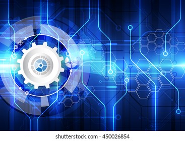 vector abstract background digital technology concept