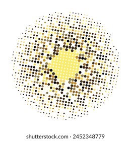 vector abstract background with dots.