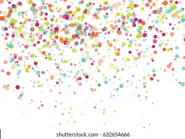 Vector abstract background of  dots confetti, business background, background for diploma, banner, children's background.