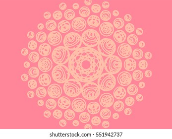 Vector abstract background drawing pattern style. Vector illustration.