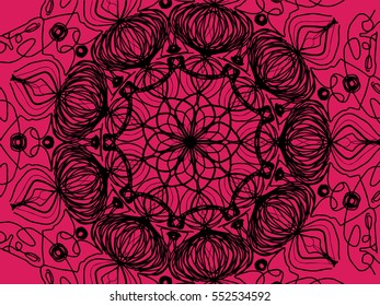 Vector abstract background drawing pattern style. Vector illustration.
