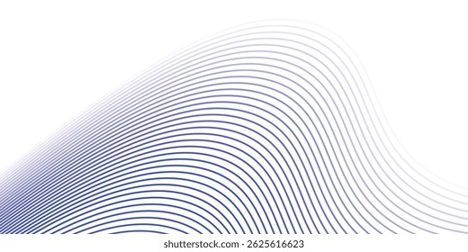 Vector abstract background with dynamic blue waves. vector illustration eps10
