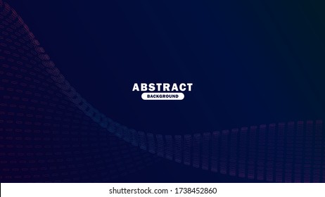 Vector Abstract Background with Dynamic Line Wave Illustration, Best Abstract Background Template Free, EPS 10