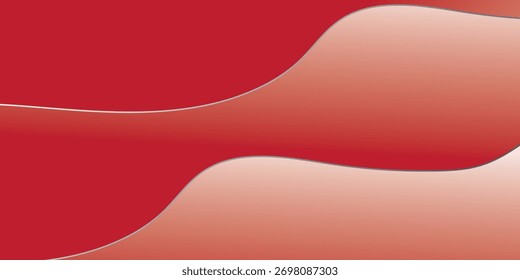 Fundo abstrato vetorial com ondas, linhas e partículas laranja dinâmicas