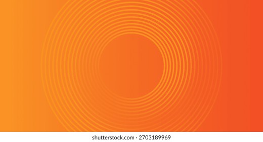 Vector abstract background with dynamic orange waves, lines and particles. vector	
