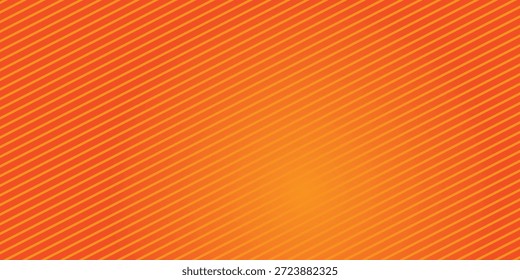 Vetor fundo abstrato com ondas laranjas dinâmicas, linhas e partículas.