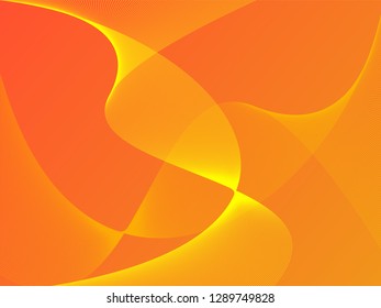 Vector abstract background with dynamic waves, line and particles. Illustration suitable for design - Vector