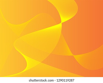 Vector abstract background with dynamic waves, line and particles. Illustration suitable for design - Vector
