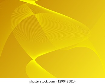 Vector abstract background with dynamic waves, line and particles. Illustration suitable for design - Vector