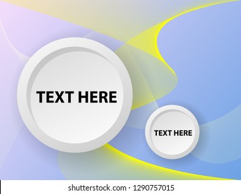 Vector abstract background with dynamic waves, line and particles. Illustration suitable for design - Vector