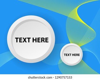 Vector abstract background with dynamic waves, line and particles. Illustration suitable for design - Vector