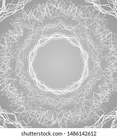 Vector abstract background with dynamic waves, vector with gray color.