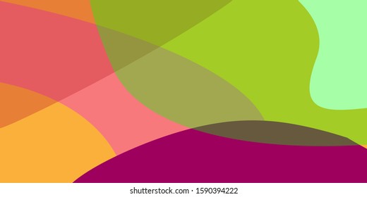 Vector abstract background with dynamic waves, line and particles. Illustration suitable for design