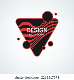 Vector abstract background with dynamic waves. Illustration for design