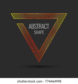 Vector abstract background with dynamic waves. Illustration suitable for design