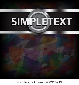 vector abstract background. Elements for design