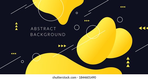Vector abstract background in flat style. Modern illustration for design.