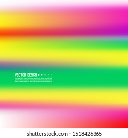 Vector abstract background with a fluid multicolored gradient horizontal stripes.