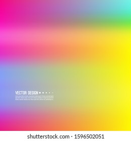 Vector abstract background with a fluid multicolored gradient horizontal stripes. Illustration with delicate soft colors.
