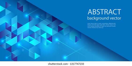 Vector abstract background geometric shape technology digital hi tech concept background.Vector illustration