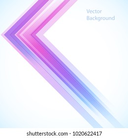 Vector abstract background from geometric shapes. Vector template.