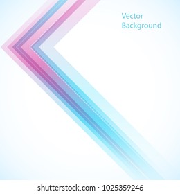 Vector abstract background from geometric shapes. Vector template.