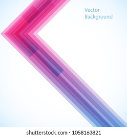 Vector abstract background from geometric shapes. Vector template.