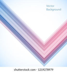 Vector abstract background from geometric shapes. Vector template.