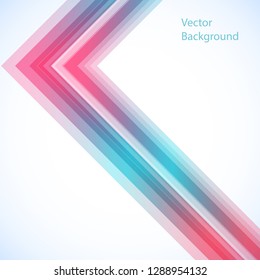 Vector abstract background from geometric shapes. Vector template.
