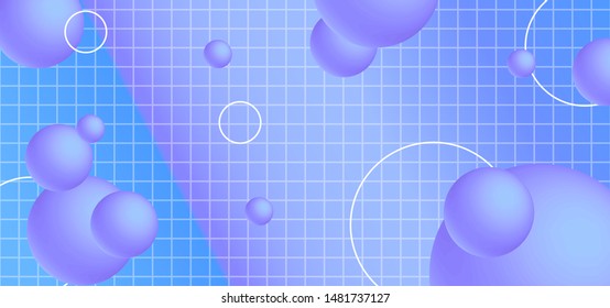 Vector abstract background with geometric shapes.