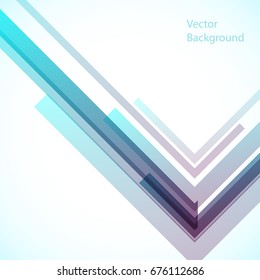 Vector abstract background from geometric shapes. Vector template.