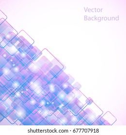Vector abstract background from geometric shapes.