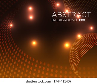 vector abstract background with glow light