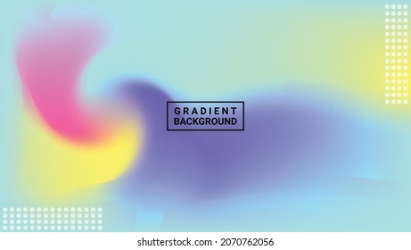 Vector abstract background with gradient color