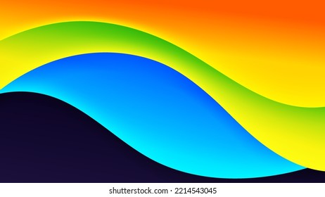 Vector abstract background with gradient color and dynamic shadow on background. Vector background for wallpaper. Eps 10