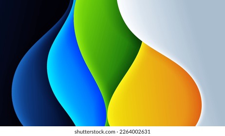 Vector abstract background with gradient color and dynamic shadow on background. Vector background for wallpaper. Eps 10